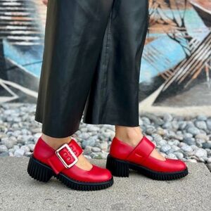 4CCCCEES Plita Jin Maryjane in Red